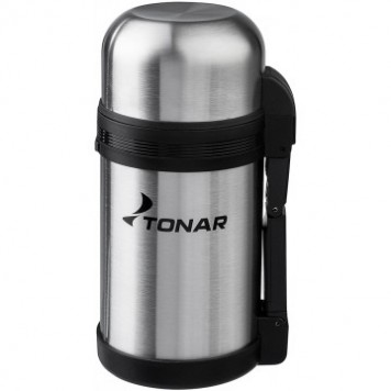 Термос Tonar TM-011 1,2 л (дополн.пласт.чашка, скл.ручка, ремень)