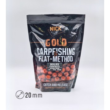Бойлы прикормочные NICK BAITS GOLD FISHFRUITS Мандарин 1 кг, 20 мм