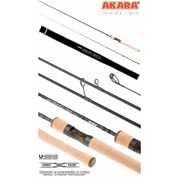 Спиннинг Akara Trout E.L Sport UL (0,5-4,5) 1,98 м с цельной ручкой-2