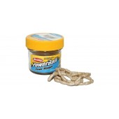 Силикон Berkley Gulp! Power Maggot White (110 шт) (Опарыш белый)