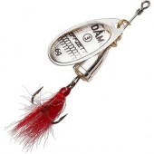 Блесна вращающаяся DAM FZ Executor Dressed Spinner #1 3g S Silver