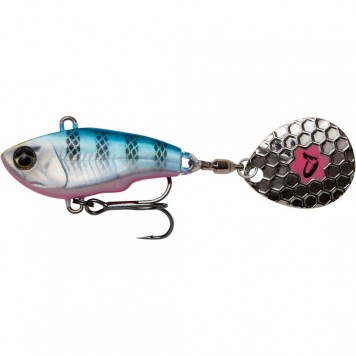 Тейл спиннер SAVAGE GEAR Fat Tail Spin 5.5cm 9G Sinking Blue Silver Pink