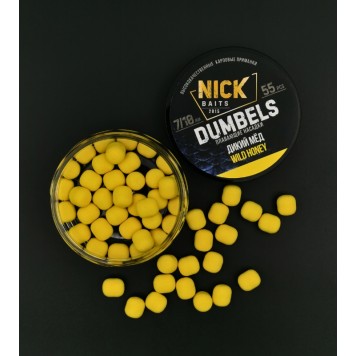 Насадки NICK BAITS DUMBELS 7/10 мм Дикий мёд