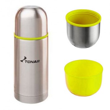 Термос Tonar TM-020-LG 0,5 л (дополн.пласт.чашка)