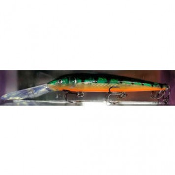 Воблер RAPALA Downdeep Husky Jerk 12 /GP /суспендер/ 2,4-5,7м, 12см, 15гр.