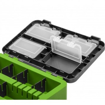 Ящик зим. Helios 19 л серый/салатовый-4