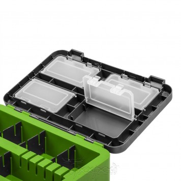 Ящик зим. Helios 19 л серый/салатовый-2
