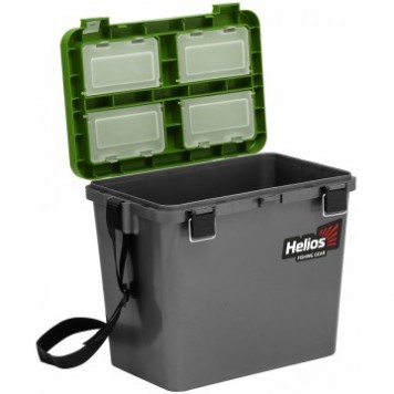 Ящик зим. Helios 19 л односекционный серый/салатовый (HS-IB-19-GG-1)-1