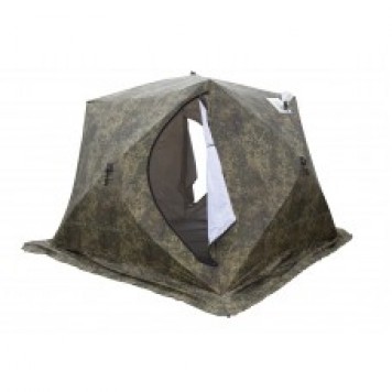 Палатка рыбака зим. КУБ-4 Т трехслойная  Стэк(2.50*2.50*2.00  9.5кг) комуфляж