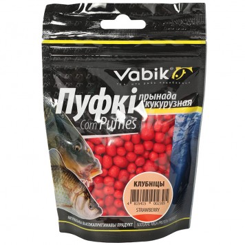 Приманка Vabik CORN PUFFIES Клубника