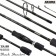 Спиннинг Akara SL1001 Black Shadow 802MLF TX-30 (3,5-10,5) 2,44 м