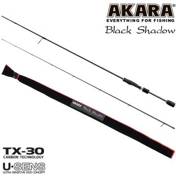 Спиннинг Akara SL1001 Black Shadow 802MLF TX-30 (3,5-10,5) 2,44 м-1