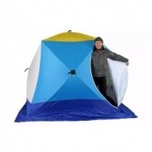 Палатка рыбака зим. КУБ-2 трехслойная дышащая Стэк (1,80х1,80х1,80 8кг)