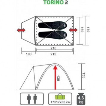 Палатка Torino-2 Premier-1