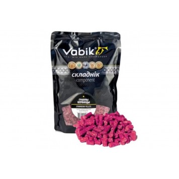 Компонент прикормки Vabik BIG PACK Гранулы клубника 750г
