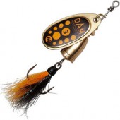 Блесна вращающаяся DAM FZ Executor Dressed Spinner #1 3g S Blacky
