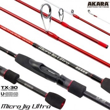 Спиннинг Akara SL1004 Micro Jig Ultra 762UL-S TX-30 (0,5-6) 2,3 м