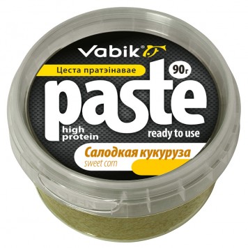 Приманка Vabik PASTE тесто протеиновое Сладкая кукуруза 90г